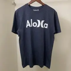 US購入品 Hurley ハワイ限定 ALOHA Tシャツ　ネイビー　M