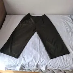 ユニクロ　ハイウエストチノワイドパンツ　カーキ　Lサイズ