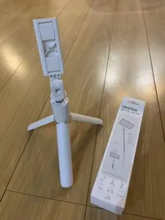スリコ　ホワイト ワイヤレス　自撮り棒・三脚
