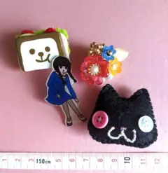 作家さん　ブローチ　デザフェス　クリエーターズマーケット　ハンドメイド　手作り