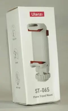 【新品 カラー：ホワイト】Ulanzi ST-06S スマホ三脚マウント