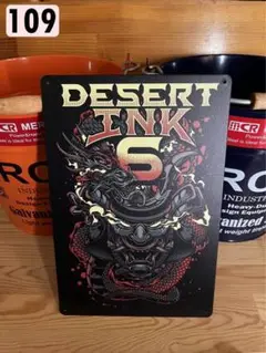 ブリキ 看板 ブリキ サイン DESERT INK6プレート看板 店舗 車庫 【