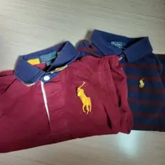 Polo by Ralph Lauren 長袖ポロシャツ 90　2枚セット