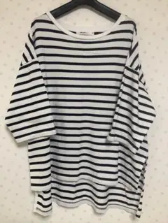 ニコアンド Niko and…☆ボーダービックTシャツ
