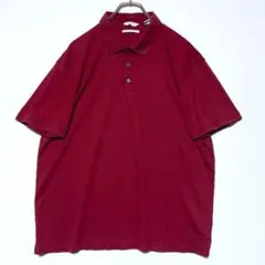 カルバンクライン ポロシャツ XL 深レッド CalvinKlein