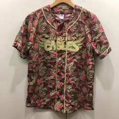 東北楽天ゴールデンイーグルス アロハ ベースボールシャツユニフォーム M 美品