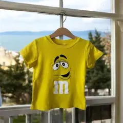 M&M’s world エムアンドエムズ　公式　チビT Tシャツ　イエロー