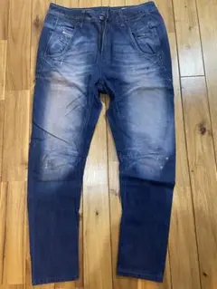 再値下げ底値SALE▶︎ダークブルースリムフィットデニム