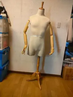 中型マネキン 木製スタンド