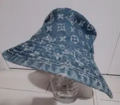 正規品 LOUIS VUITTON シャポー モノグラム デニム ハット バケハ
