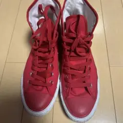 赤色 ALL STAR スニーカー