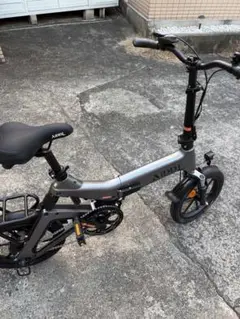 【りな】開封前新品　AiDDE A2 電動アシスト自転車 グレー AiDDE 電動アシスト自転車 A2