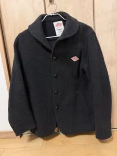 DANTON ダークグレー ウールピーコート
