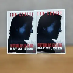 映画鑑賞特典ミッション:インポッシブルカードトム・クルーズ ２枚セット