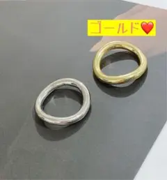 【残りわずか】ニュアンス ウェーブ チャンキー ゴールドリング 13-14号