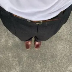 【80s〜】 vintage wide baggy slacks