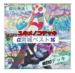 CL宮城ベスト16！　メノコマシラ 構築済みデッキ