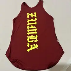 ZUMBA バーガンディ タンクトップ