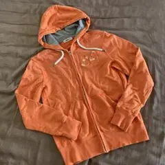 GAS jeansオレンジ ジップアップパーカー