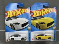 ホットウィール　ニッサン　Z プロト　ホワイト　イエロー　 2個セット　未開封