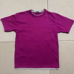 old UNIQLO リンガーTシャツ ピンク