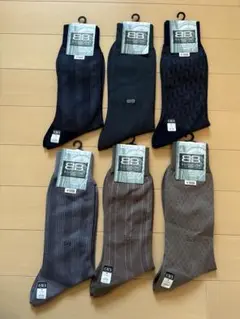 紳士靴下　メンズソックス　6足セット　まとめ売り　ダンロップ　新品　②
