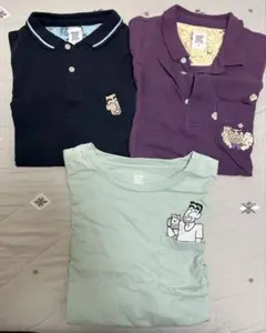 クレヨンしんちゃん　グラニフコラボ　野原ひろし2着、ぶりぶりざえもん　夏服　半袖