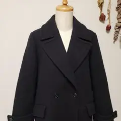 フレームワーク/セミロング丈ウールコート/チェスターコート/ブラック黒色/38