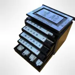 麻雀牌、木製箱超レア時代物 麻雀牌、木製箱超レア時代物