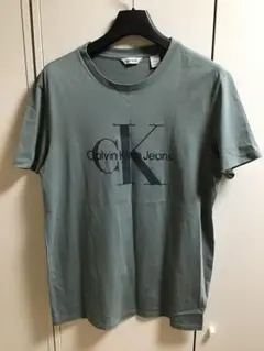【Calvin Klein/カルバンクライン】半袖Tシャツ/S★グリーン★メンズ