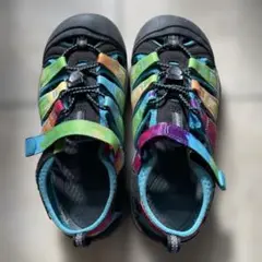 KEEN マルチカラー　サンダル　22cm
