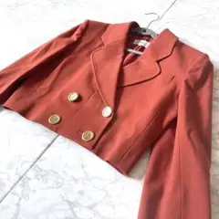 Christian Dior クリスチャンディオール ジャケット 金ボタン 赤