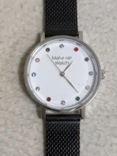 Make up Watch クォーツ　誕生石　腕時計