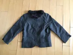 ✳︎フレームワーク ファーつき ノーカラージャケット 焦茶✳︎