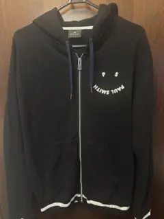 未使用級 現行タグ ポールスミス パーカー マルチストライプ 金ジップ ロゴ 黒 Paul Smith ONLINE SHOP｜ポール・スミス