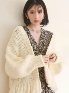COCO DEAL 小花柄コルセットウエスト切り替えワンピース