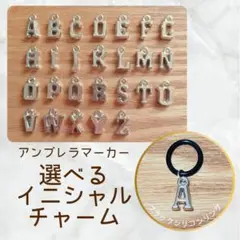 ♪選べるイニシャル♪シルバー、ブラックリング、アンブレラマーカー、傘、日傘