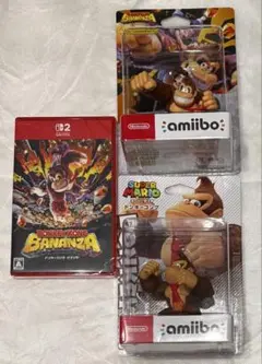 【新品未開封】ドンキーコングバナンザ　amiibo2個セット