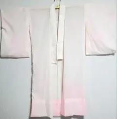 長襦袢 薄いピンク 白の半襟付き