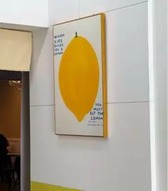 1点　北欧 ポスター 60×80cm インテリア アートポスター　レモン　モダン