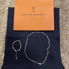 UNITED ARROWS ダイヤモンドカット　ブレスレット　ネックレス