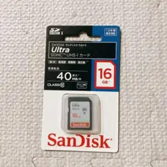 SanDisk Ultra SDHCカード 16GB