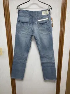 L 新品 AVIREX デニムパンツ