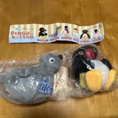 ピングーのぬいぐるみ　　にこにこピングー　ロビ　ガチャガチャ