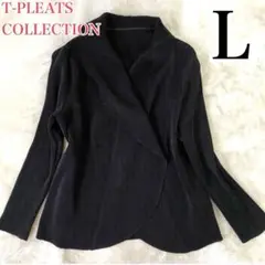 T-PLEATS COLLECTION ✨美品 カーディガン プリーツ L