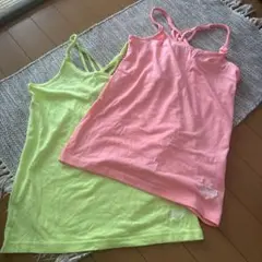 女の子向けキャミソール2枚セット
