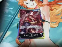 ワンピース カードゲーム モンキー・D・ルフィ　リーダーカード　8パックバトル