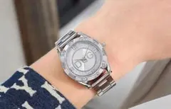 D&G シルバー クォーツ 腕時計
