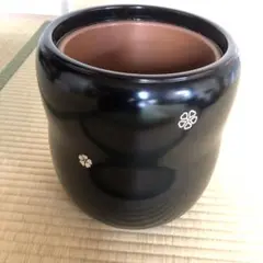 木製火鉢 手あぶり火鉢 螺鈿細工 漆塗り アンティーク