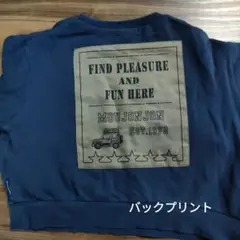 Moujonjon ネイビー トレーナー EST.1972